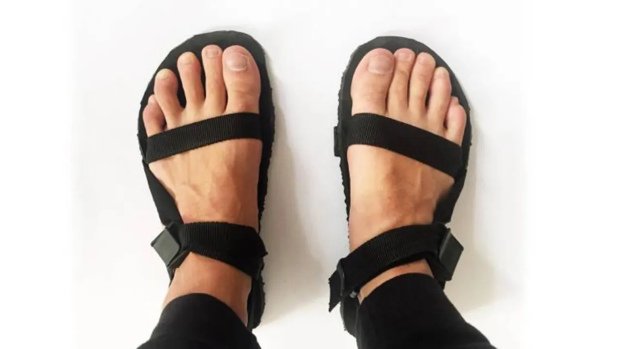 👣 ultralight BAREFOOT sandály 🛠 výroba sandálů – 4 kroky ✅