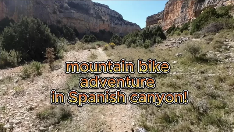 Mountain bike adventure in Spanish canyon