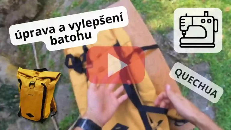 custom batoh Quechua NH500 Rolltop 23 l 🚀 úpravy a vylepšení video